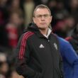 Ralf Rangnick på sidelinjen mod Burnley