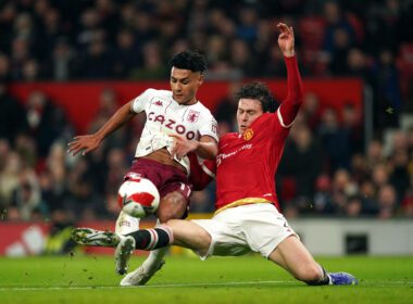 Lindelöf mod Aston Villa